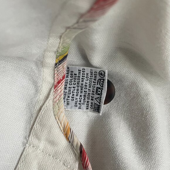 Men's Cotton/Linen Blend Sports Jacket Indigo Palms by Tommy Bahama - Picture 12 of 17